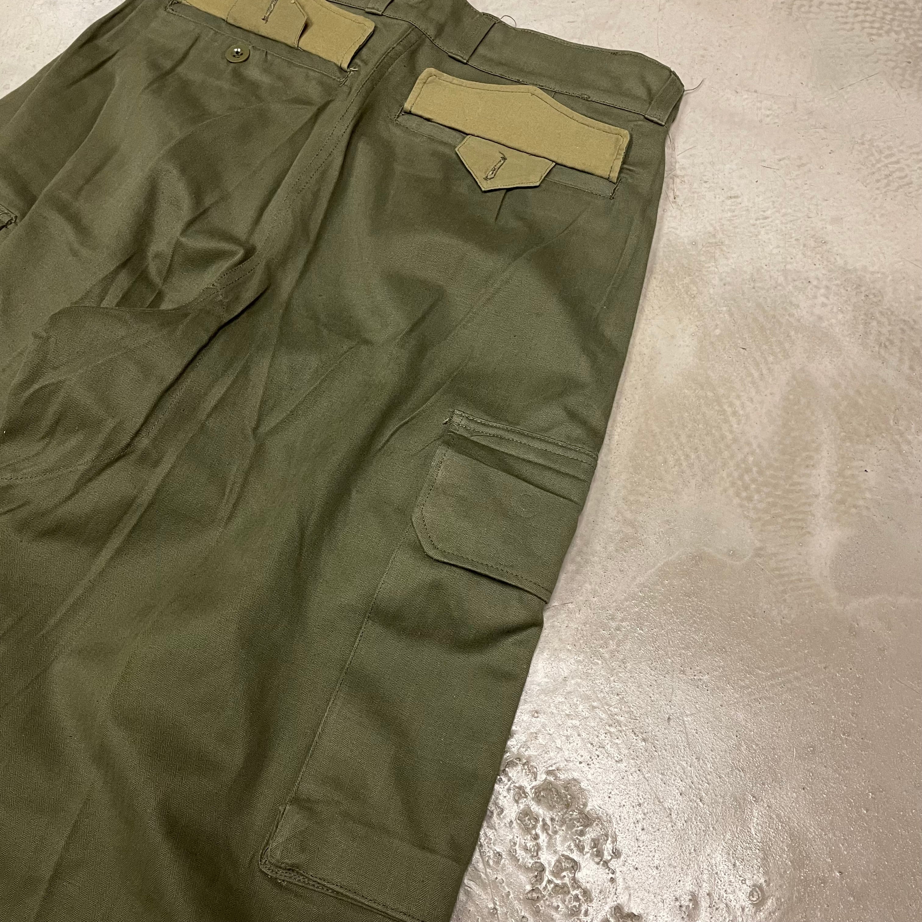 French Military M-47 Field Pants Late Model (B) W32 Dead Stock